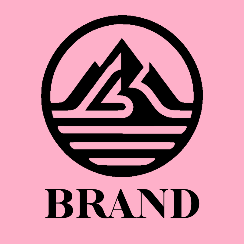 Mountain Range and Water Circular Logo preview