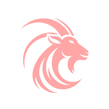 Goat Head Logo #ffa6a6