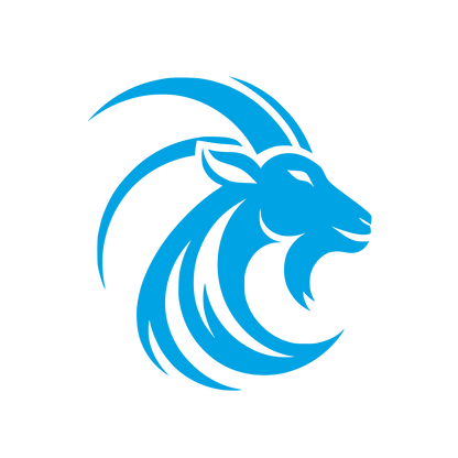 Goat Head Logo #00a3e4