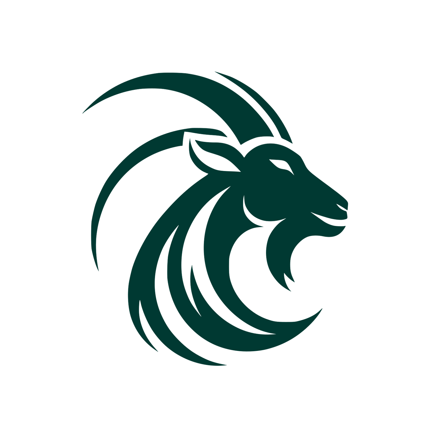 Goat Head Logo #003932