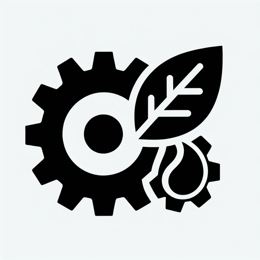 Gear Leaf Drop Logo
