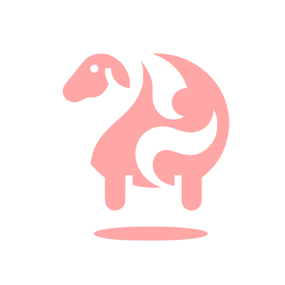 Sheep Logo #ffa6a6