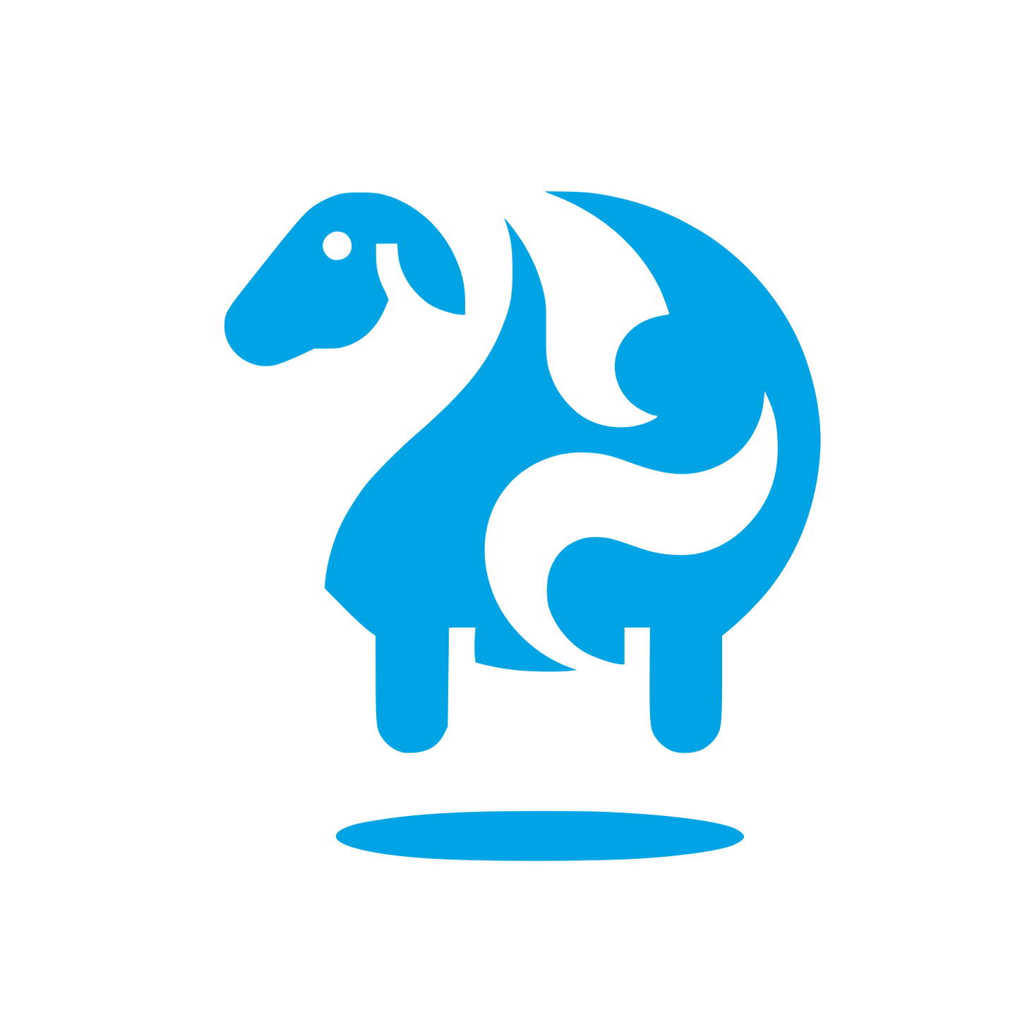 Sheep Logo #00a3e4
