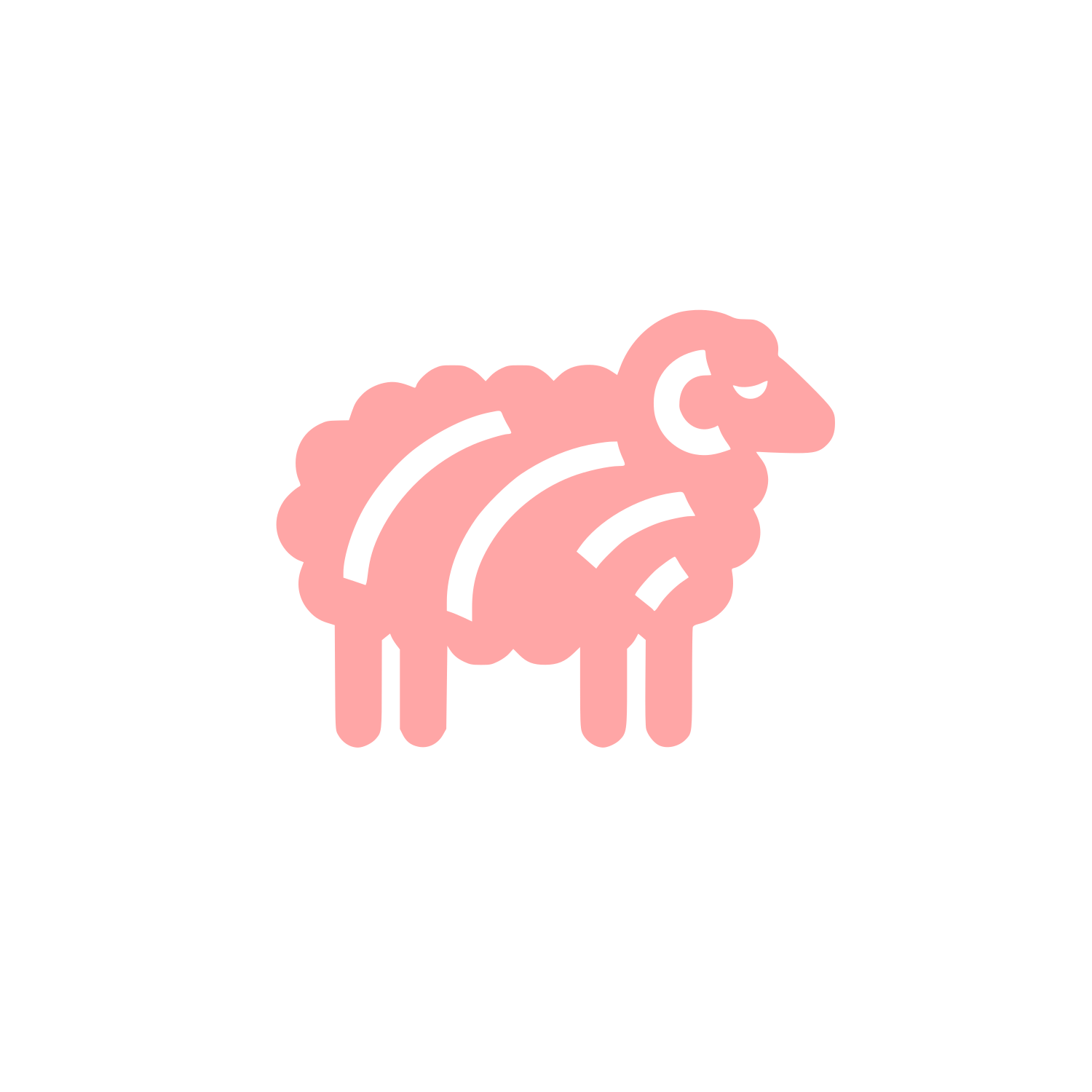 Black Sheep Logo #ffa6a6