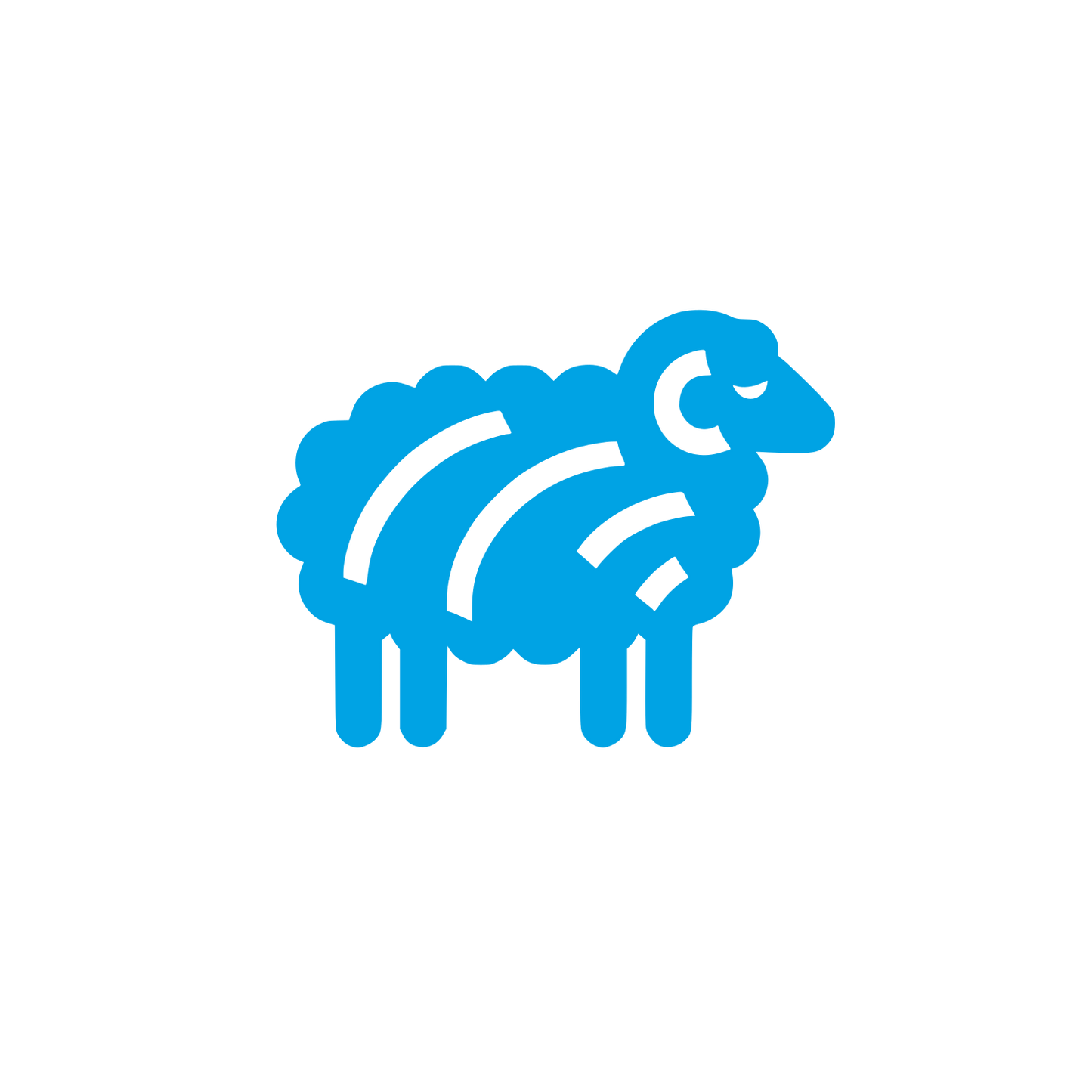 Black Sheep Logo #00a3e4