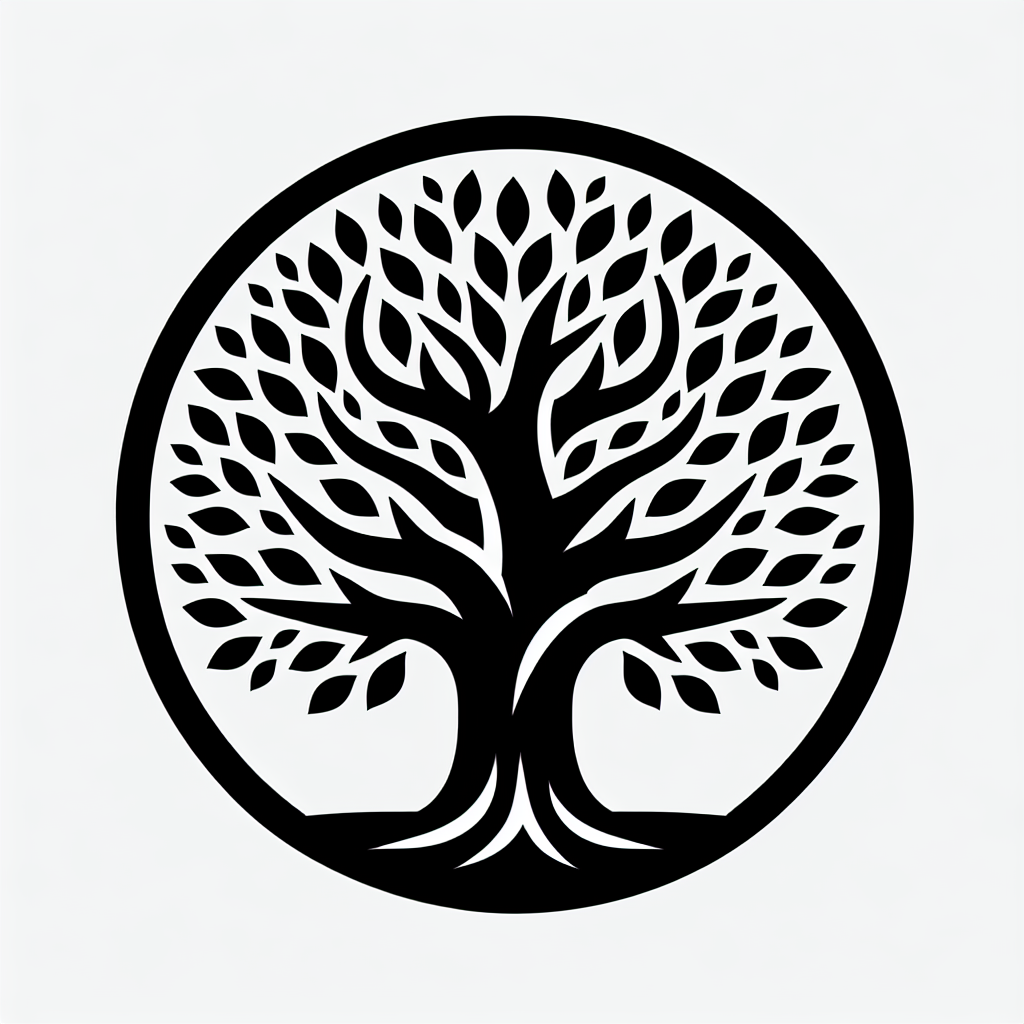 Tree in Circle Logo