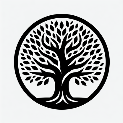 Tree in Circle Logo