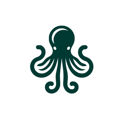 Octopus Logo Design #003932