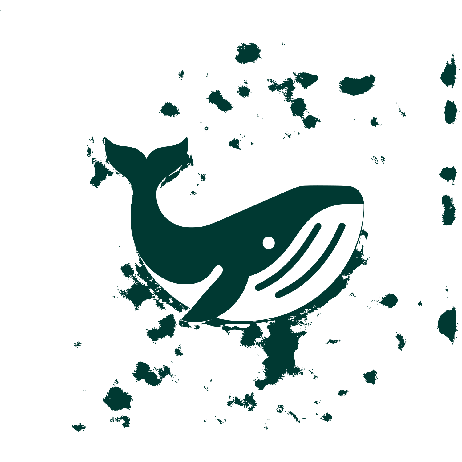 Whale Logo Design #003932