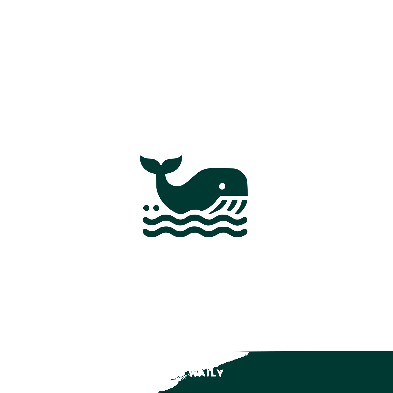 Whale Logo Design #003932