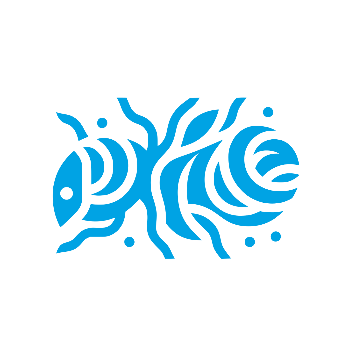Termite Insect Logo Icon #00a3e4