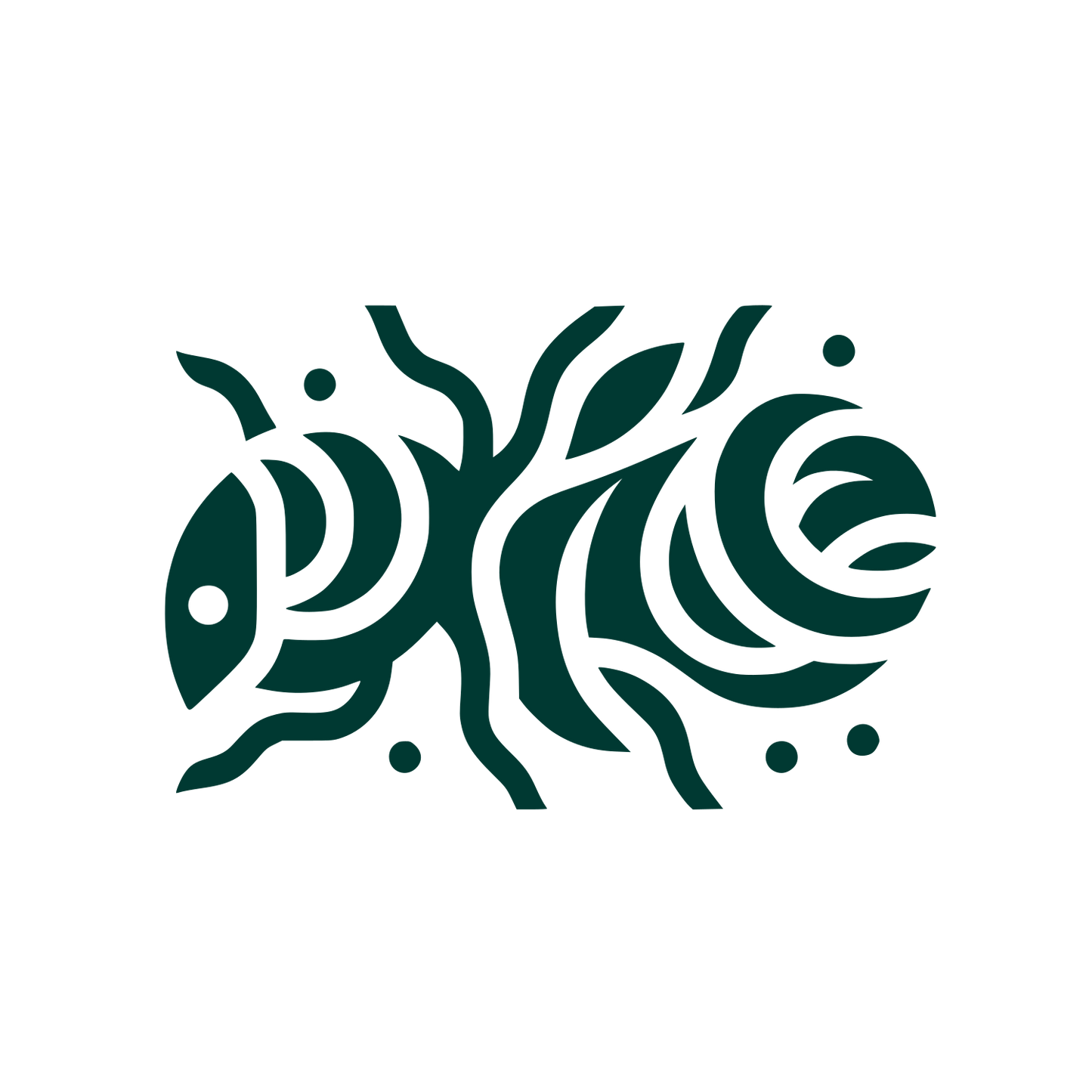 Termite Insect Logo Icon #003932