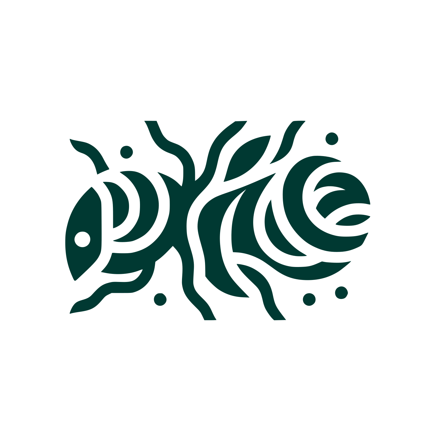 Termite Insect Logo Icon #003932