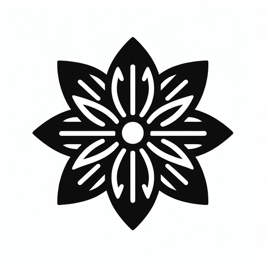 Layered Flower Petal Logo