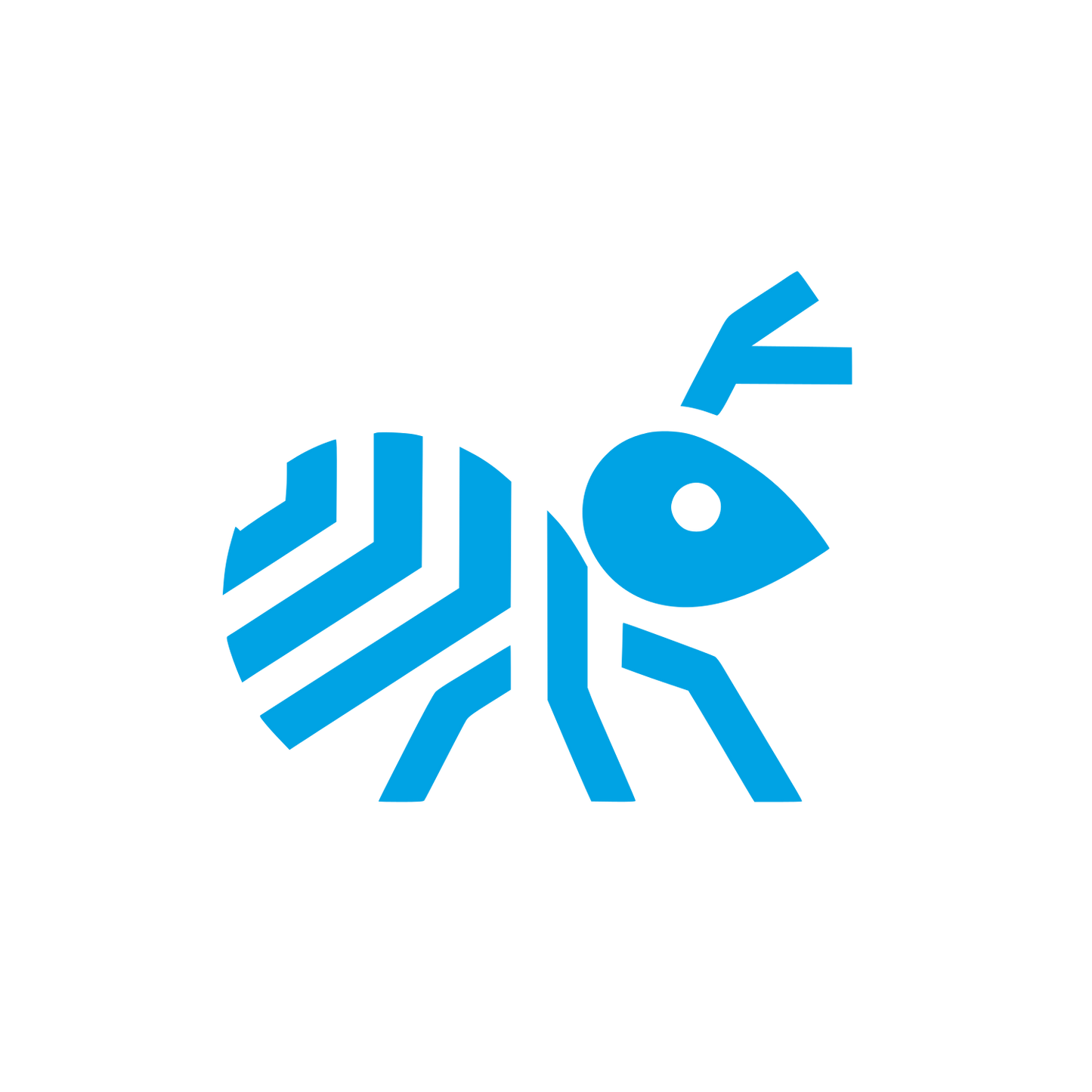 Ant Logo #00a3e4