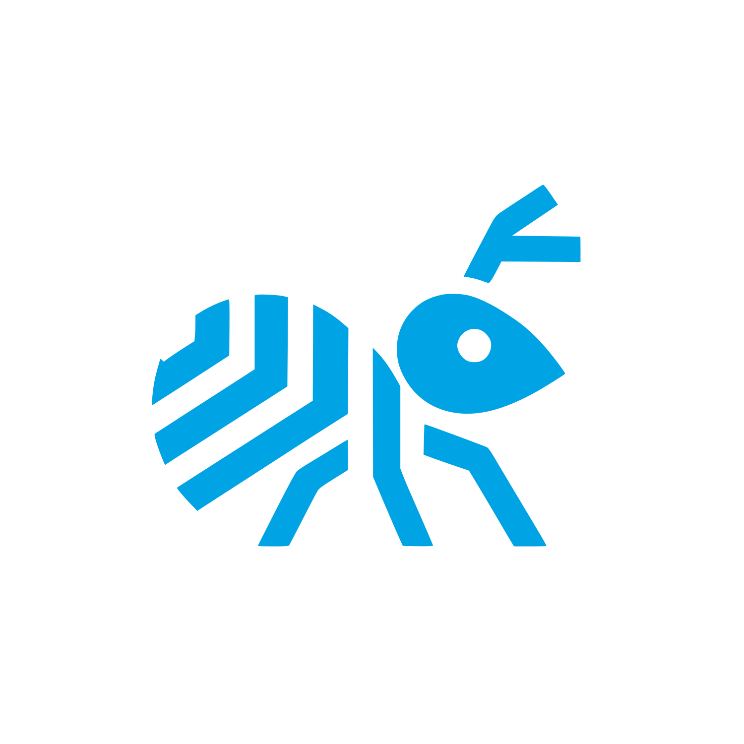 Ant Logo #00a3e4