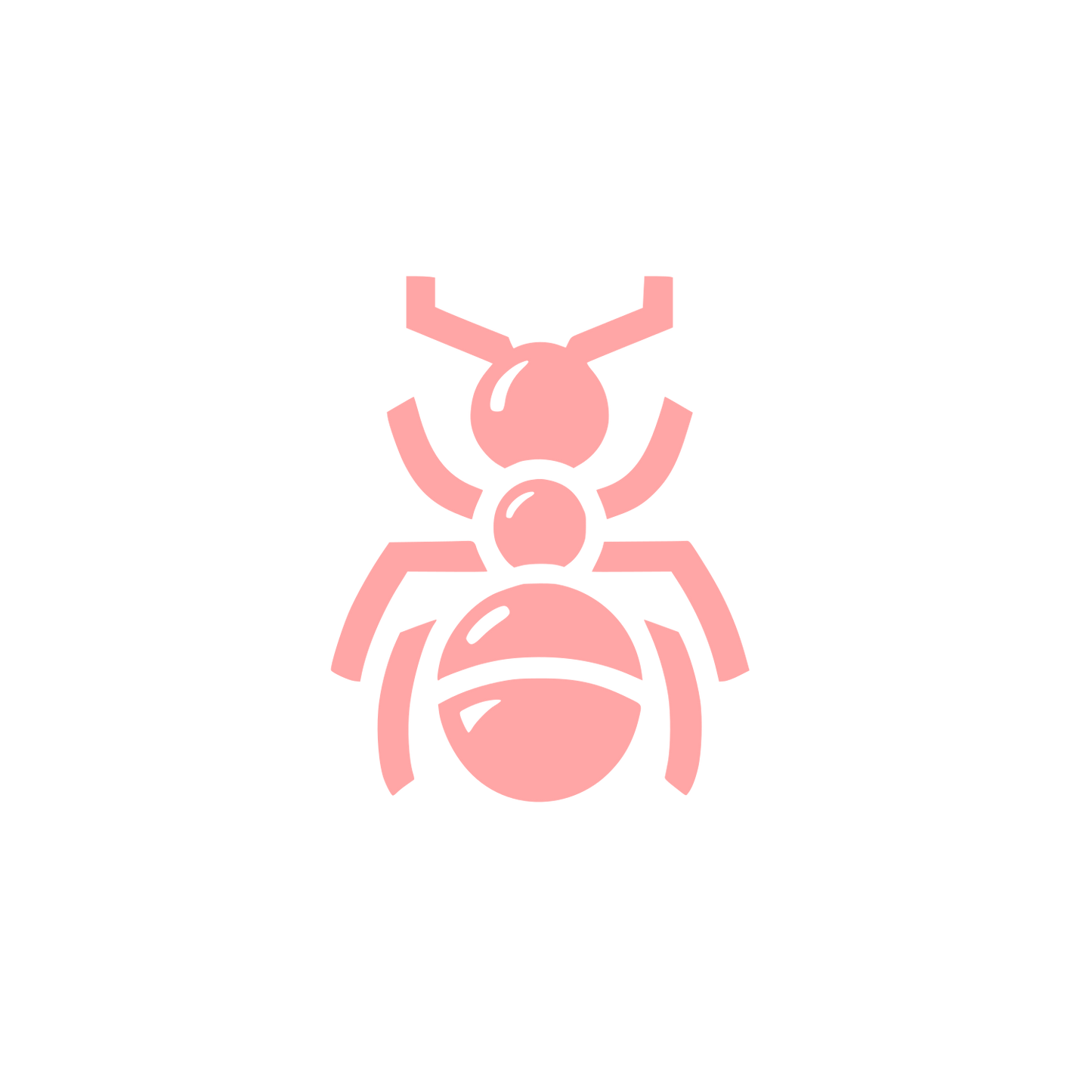 Ant Logo Design #ffa6a6