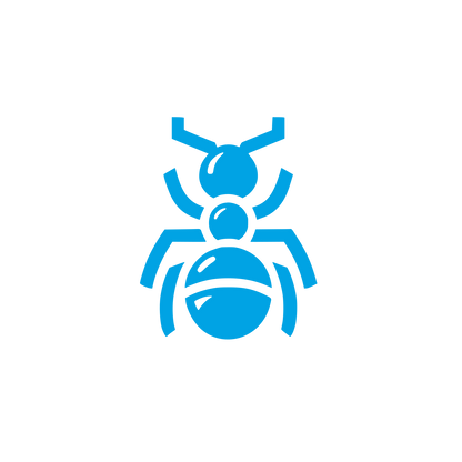 Ant Logo Design #00a3e4