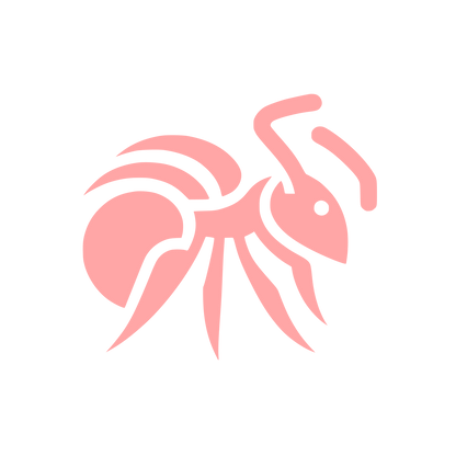 Ant Logo Design #ffa6a6