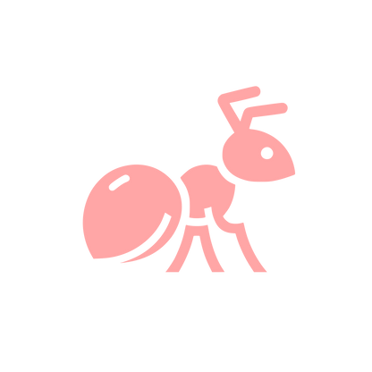 Ant Logo Design #ffa6a6
