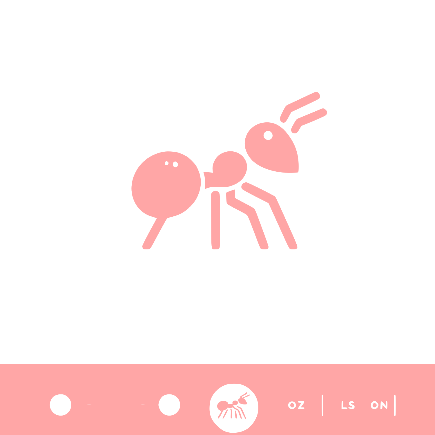 Ant Logo Design #ffa6a6