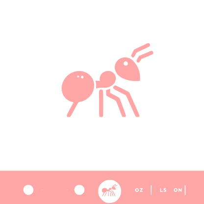 Ant Logo Design #ffa6a6