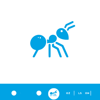 Ant Logo Design #00a3e4
