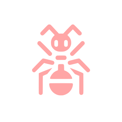 Ant Logo Design #ffa6a6