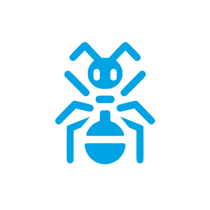 Ant Logo Design #00a3e4