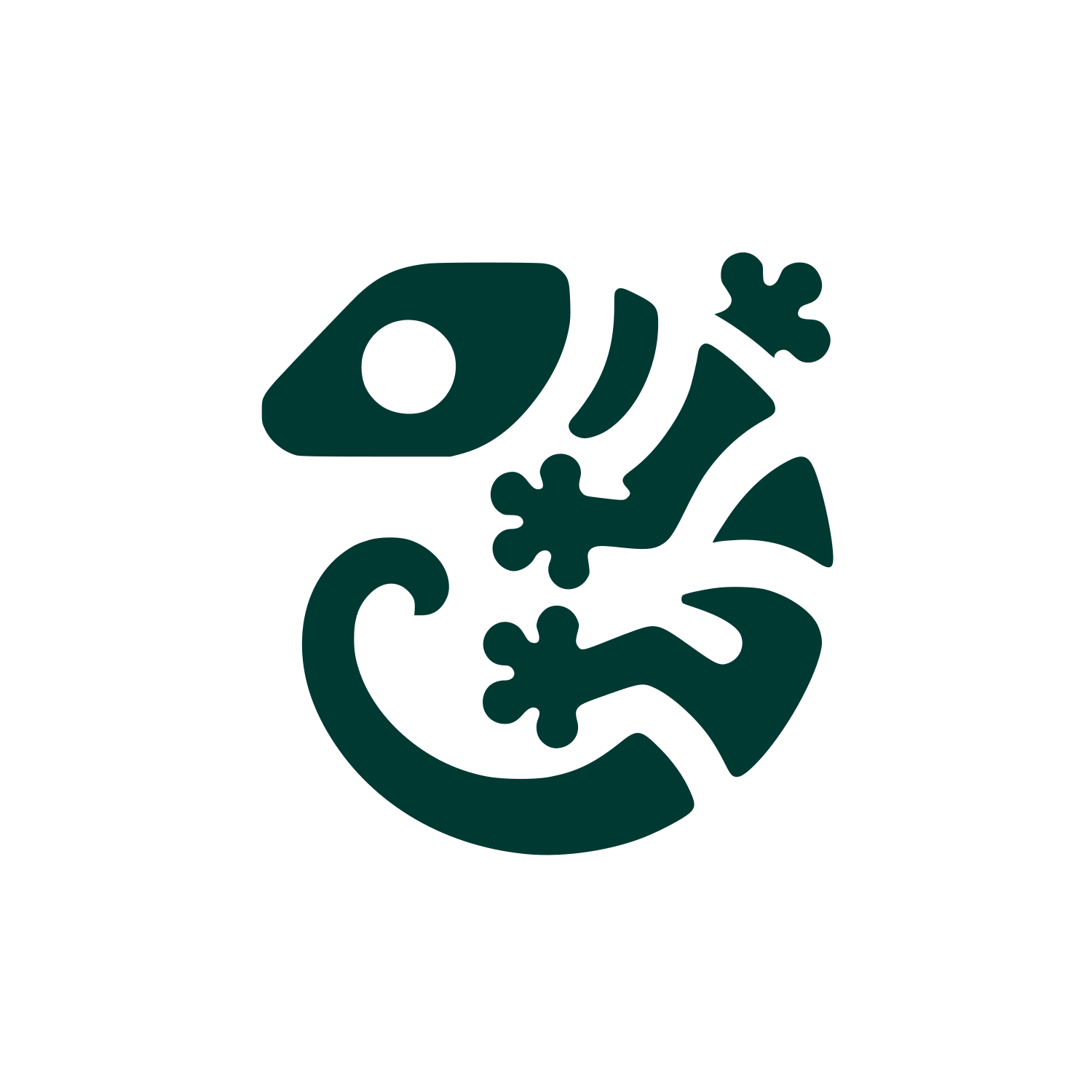 Logo of a Lizard #003932