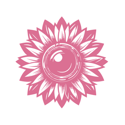 Sunflower Radial Logo #DB7093