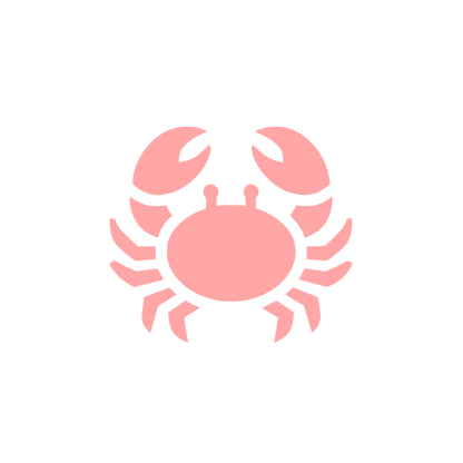 Crab Logo Design #ffa6a6