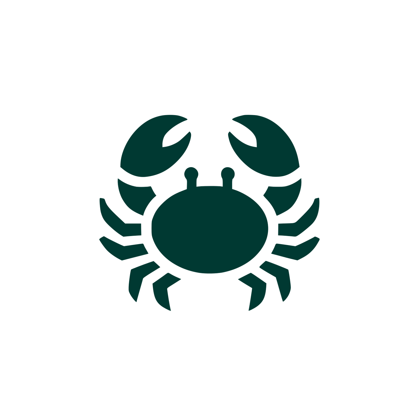 Crab Logo Design #003932