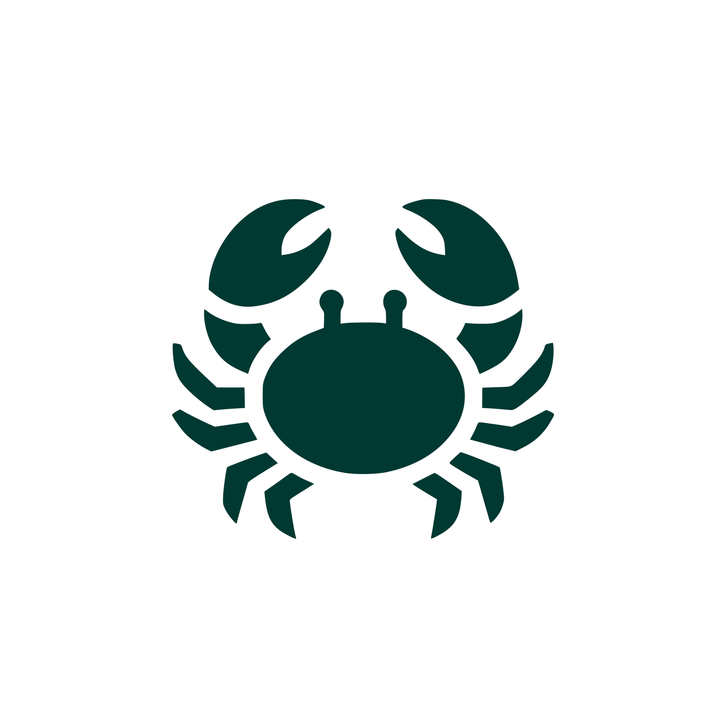 Crab Logo Design #003932