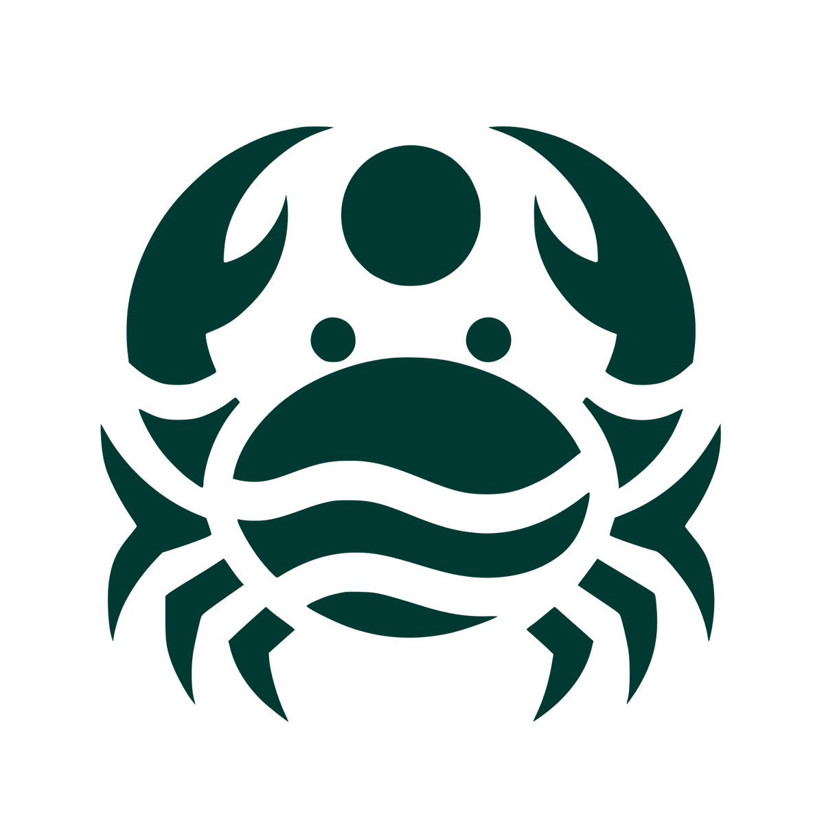 Crab Logo Design #003932