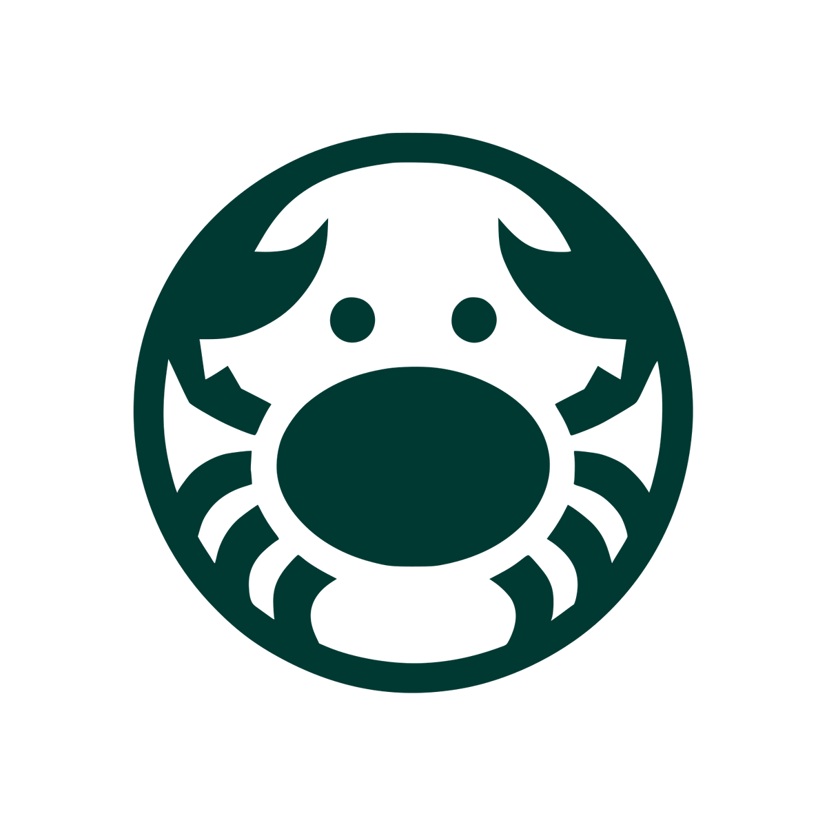 Crab Logo Design #003932