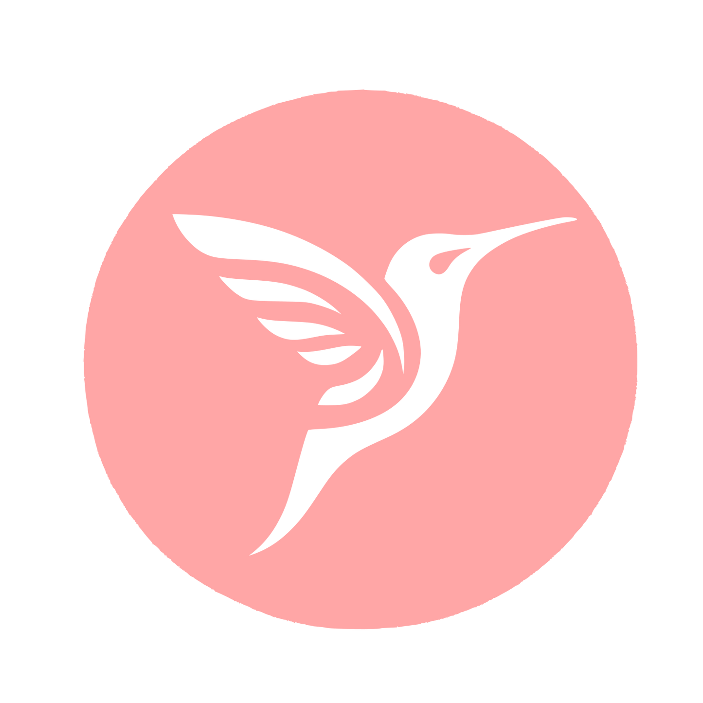 Logo of Hummingbird Design #ffa6a6