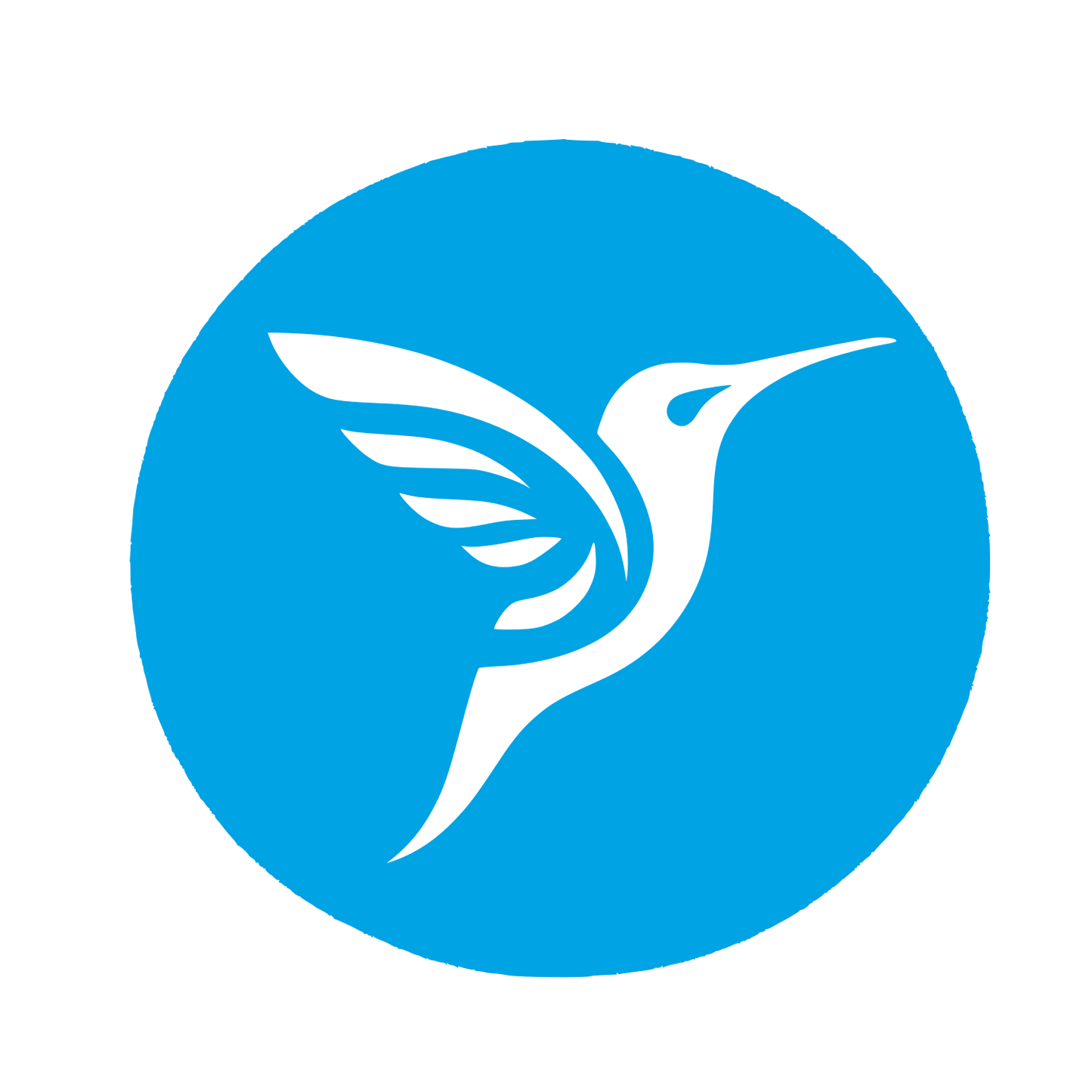 Logo of Hummingbird Design #00a3e4
