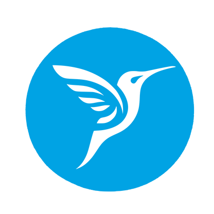 Logo of Hummingbird Design #00a3e4