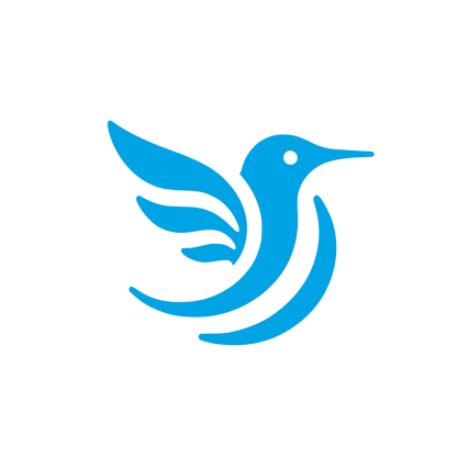 Logo of a Bird #00a3e4