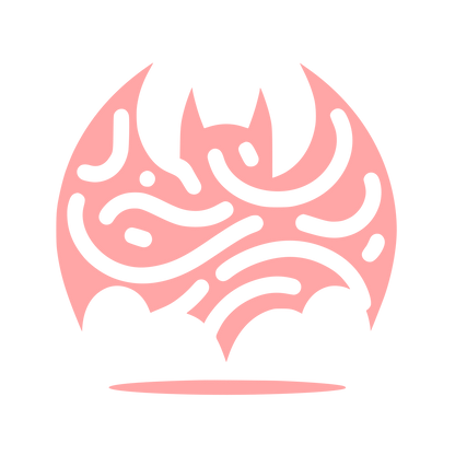 Bat Logo #ffa6a6