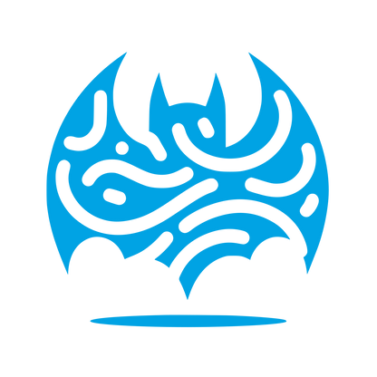 Bat Logo #00a3e4