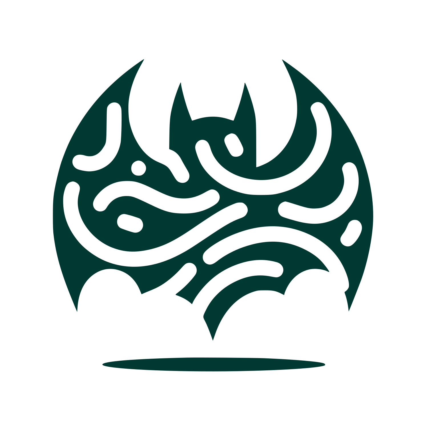 Bat Logo #003932