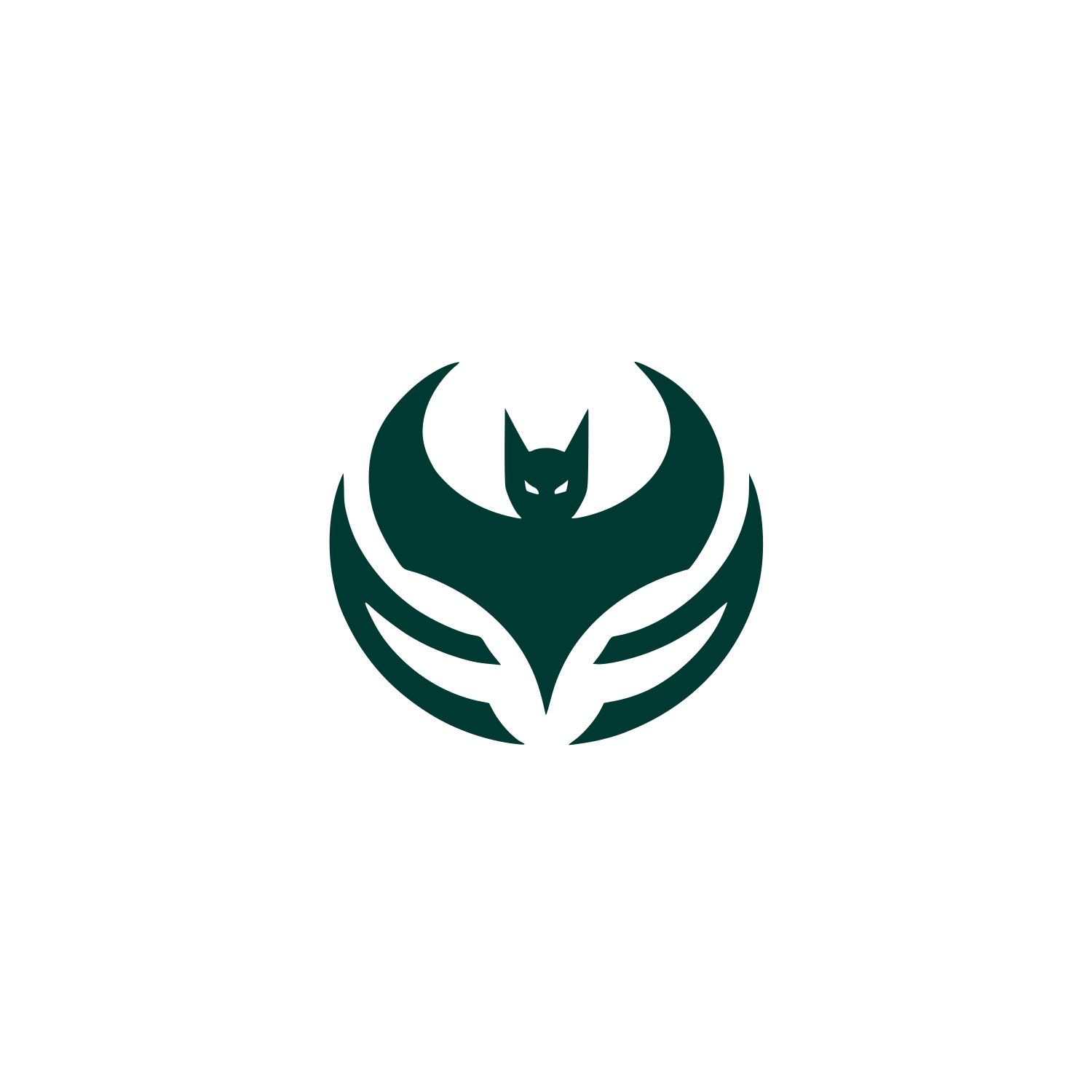 Bold Bat Logo #003932