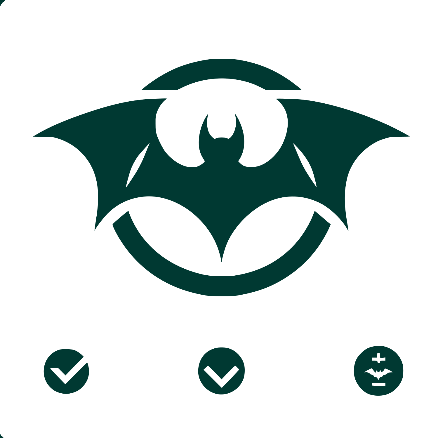 Bat Logo Design #003932