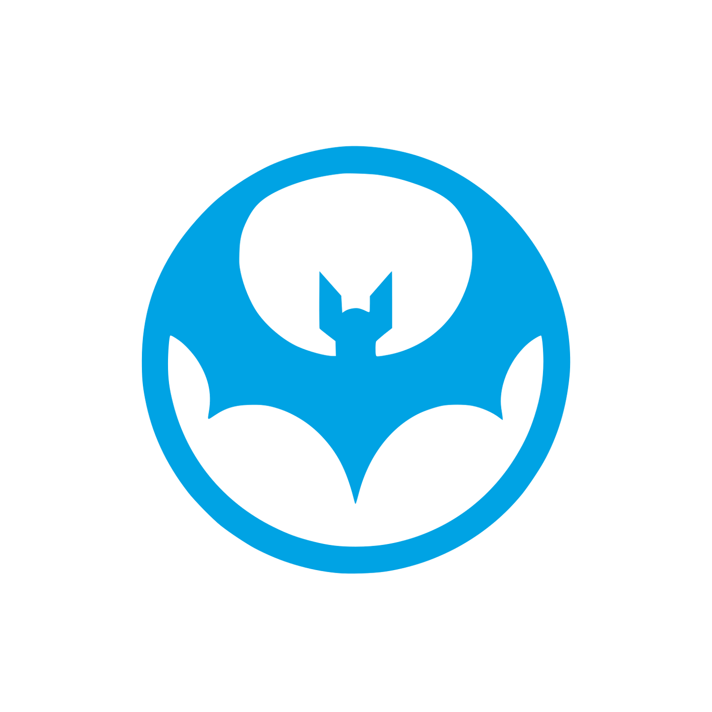 Bat Logo Design #00a3e4