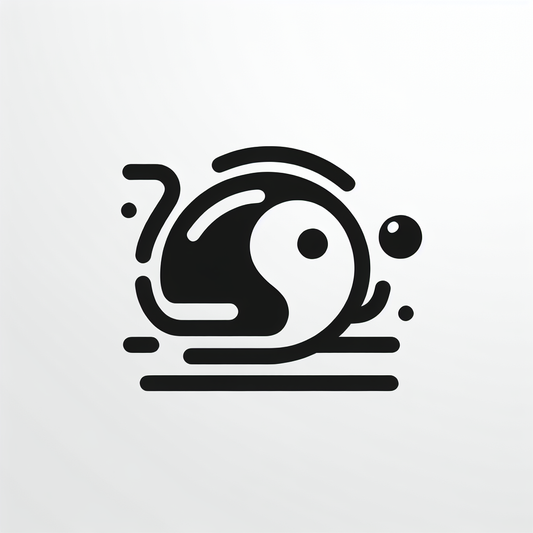 Yin Yang Snail Logo