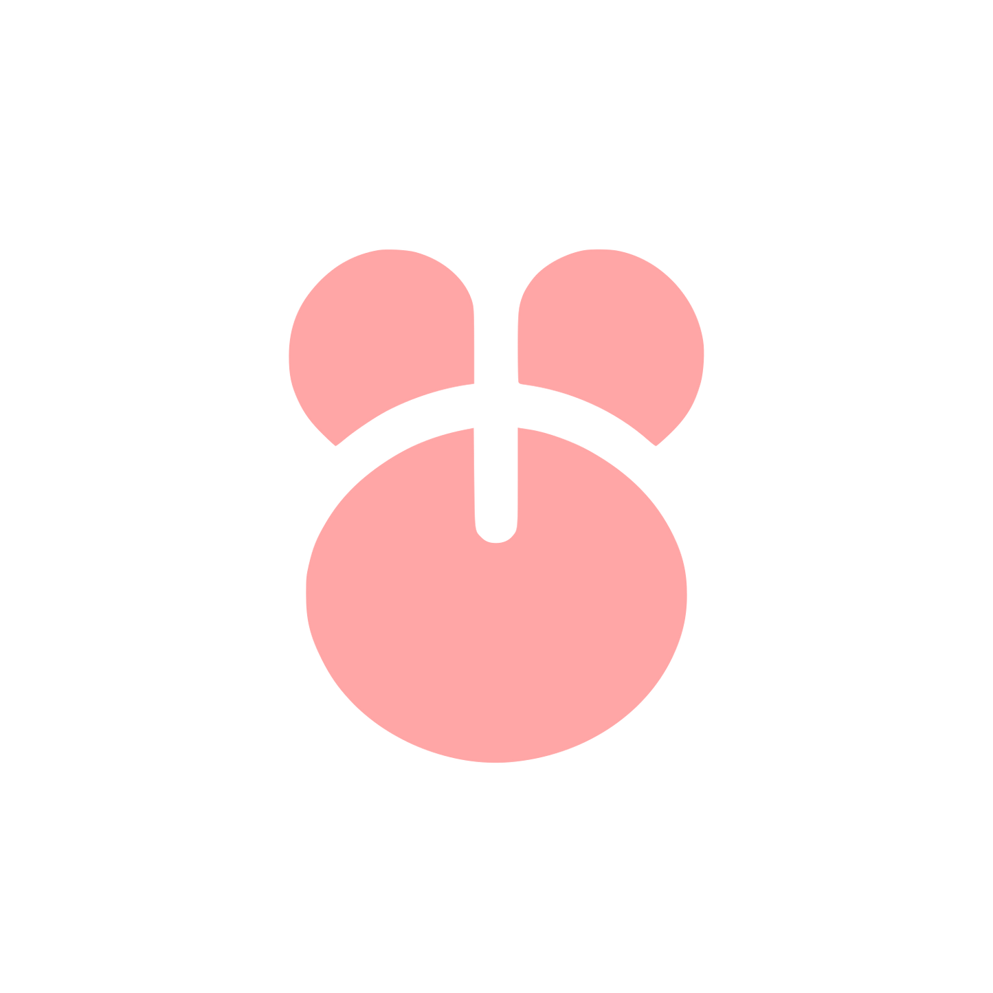 Unique Bear Logo #ffa6a6