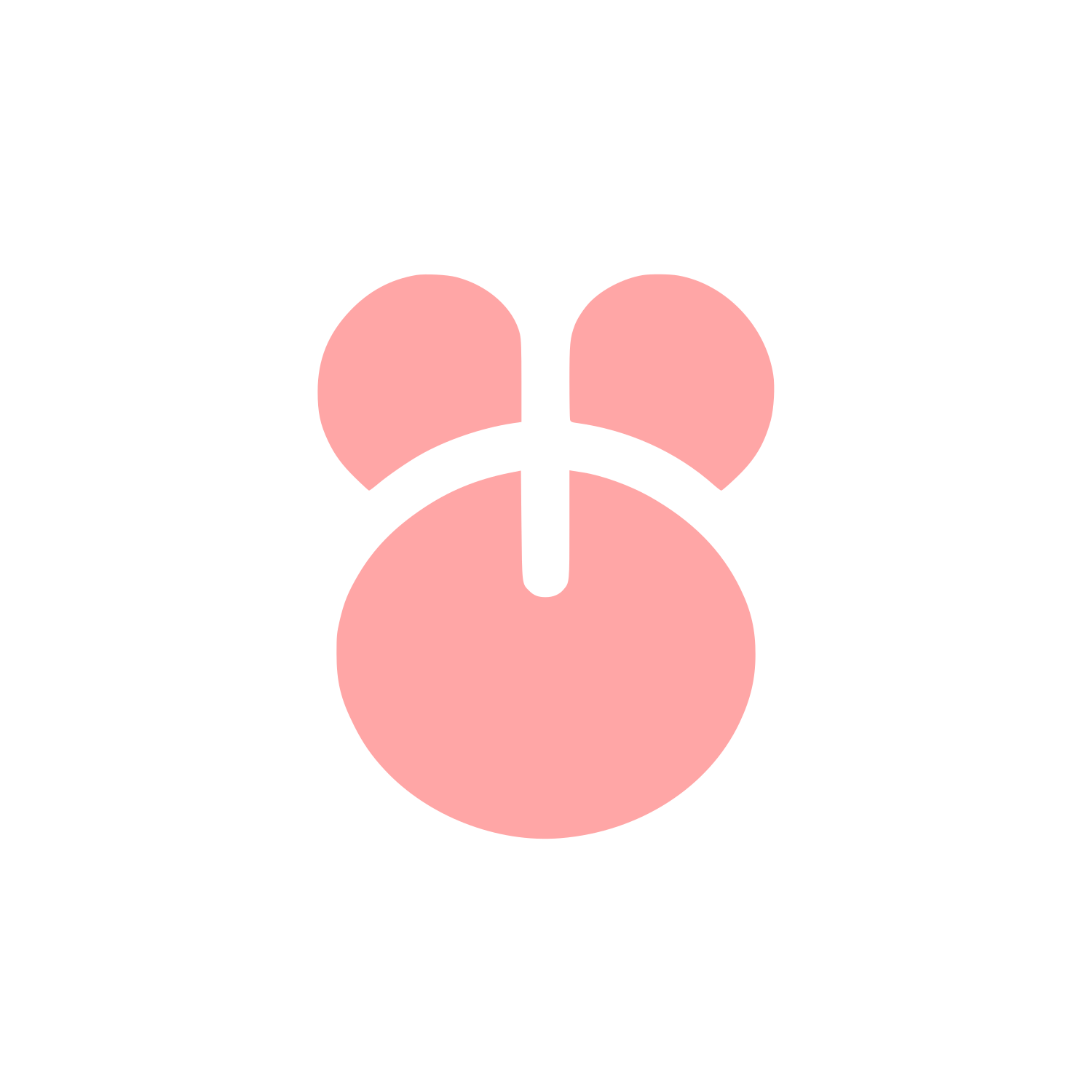 Unique Bear Logo #ffa6a6