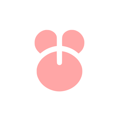 Unique Bear Logo #ffa6a6